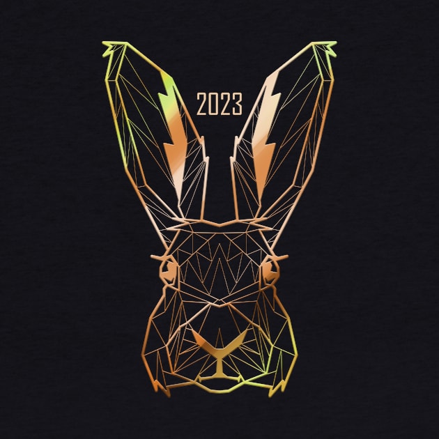 Polygone Rabbit For 2023 Happy Chinese New Year by SinBle